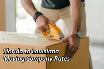 Florida to Louisiana Moving Company Rates