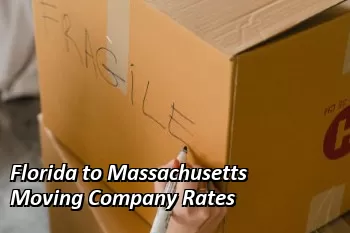 Florida to Massachusetts Moving Company Rates