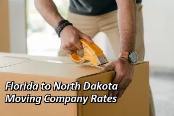 Florida to North Dakota Moving Company Rates